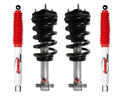Rancho Quicklift Leveling Strut + Rear RS5000x Gas Shocks Set for 2014-2018 GMC Sierra 1500 4WD