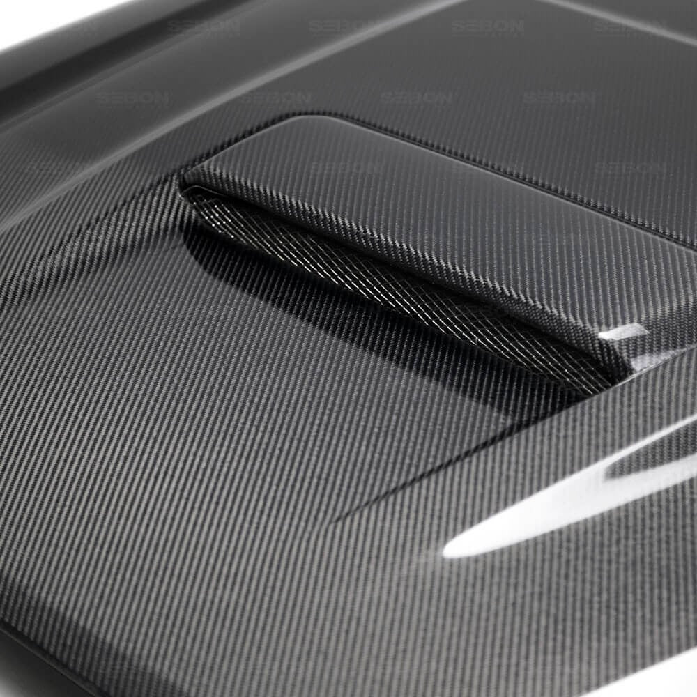 TR-Style Carbon Fiber Hood fits 2016-2023 Toyota Tacoma