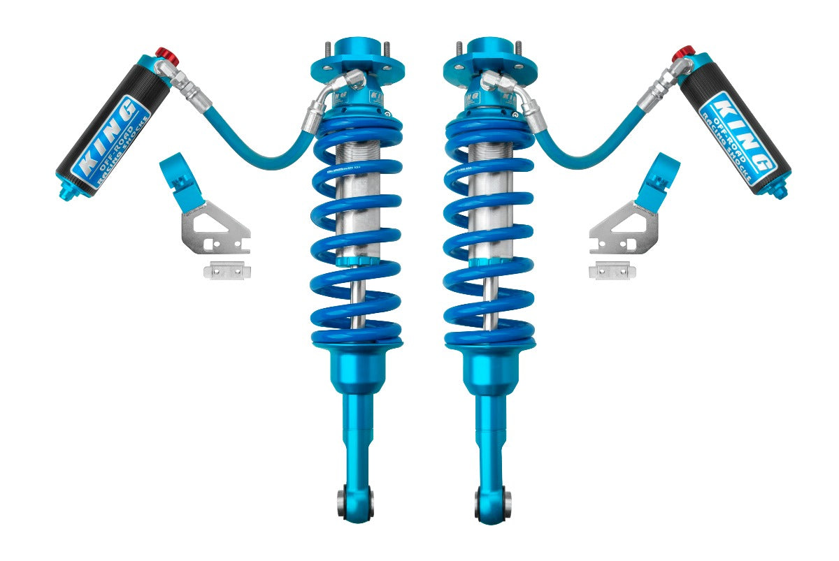 King Shocks 2.5 Performance Coilovers w/ Remote Reservoir Front Pair for 2024-2026 Toyota Land Cruiser 250 4WD RWD w/0-1.75" lift