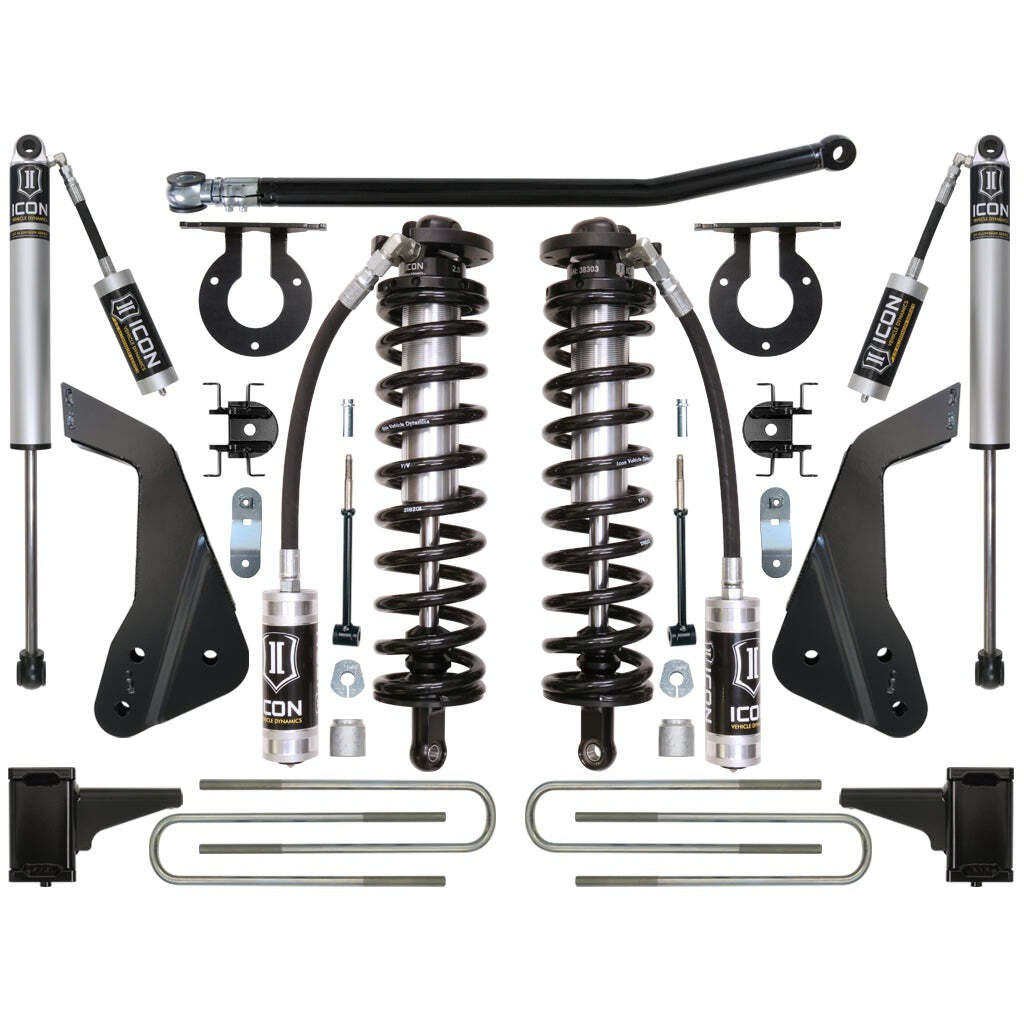 ICON K63111 Stage 1 Coilover Conversion System Ford F250/F350 4-5.5" Lift