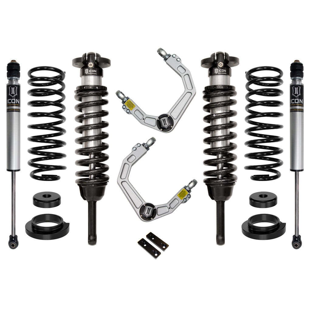 ICON K53172 Stage 2 Suspension System Billet UCA Lexus GX470 0-3.5" Lift