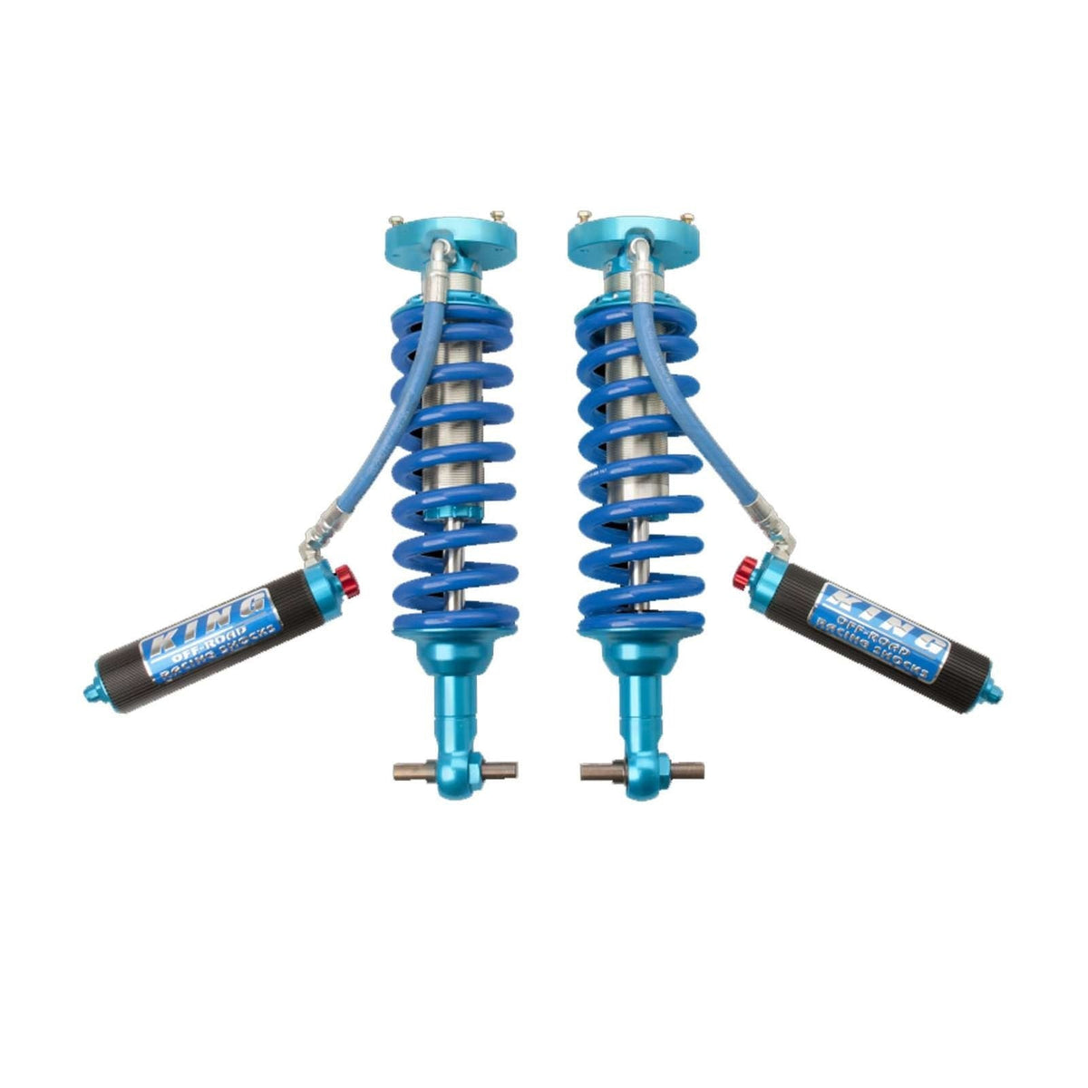 King Shocks 2.5 Performance Coilovers w/ Remote Reservoir Front Pair for 2019-2024 Chevrolet Silverado 1500 4WD