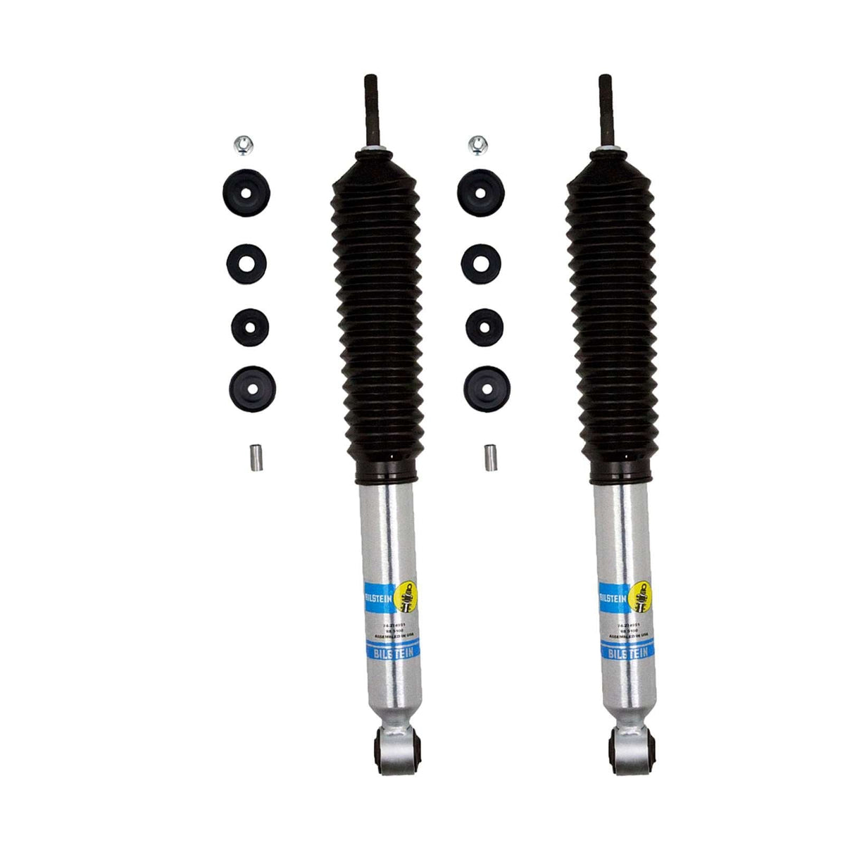 Bilstein 5100 Monotube Shocks Front Pair for 2017-2025 Ford F250 Super Duty 4WD