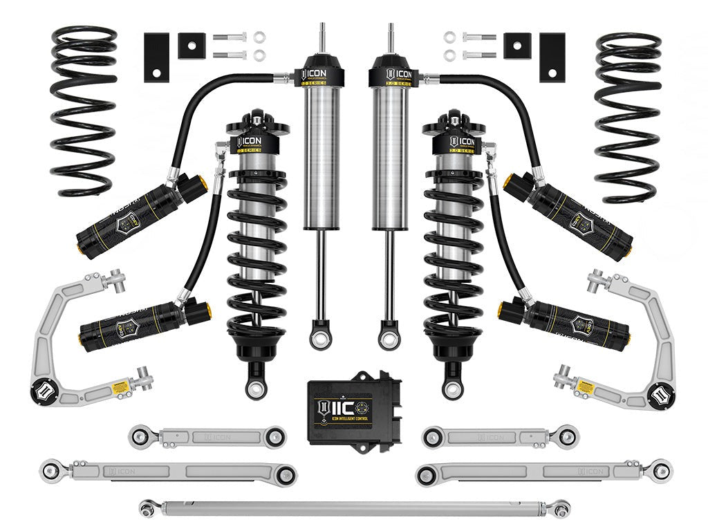 Icon 1.25-3.25" Stage 6 3.0 Suspension System Billet Kit for 2022-2023 Toyota Tundra 4WD TRD