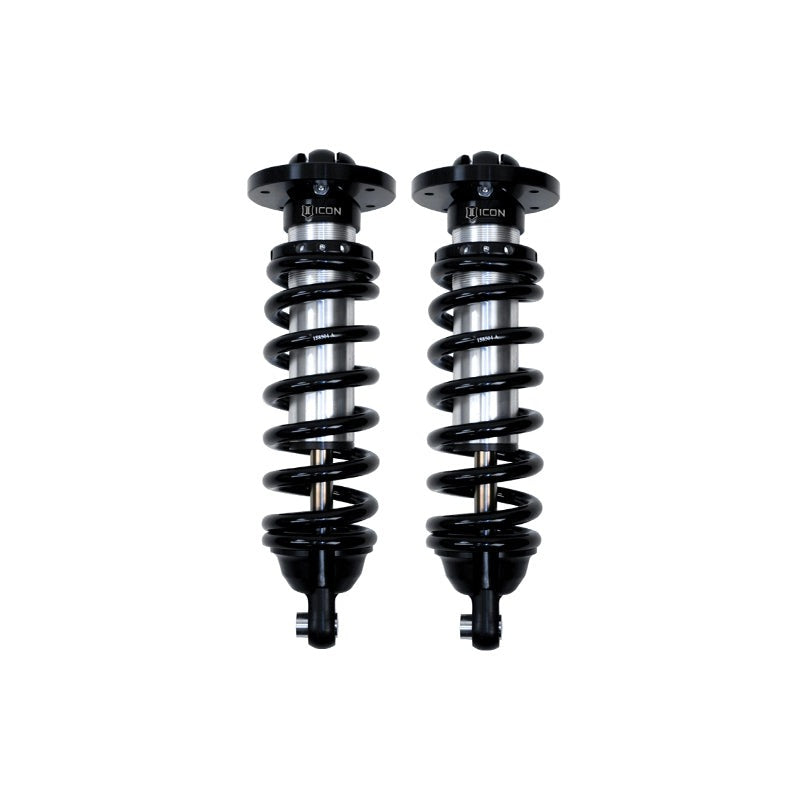 Icon 2.5 Internal Reservoir Coilovers Ext Travel Front Pair for 2004-2015 Nissan Titan w/0-3" lift