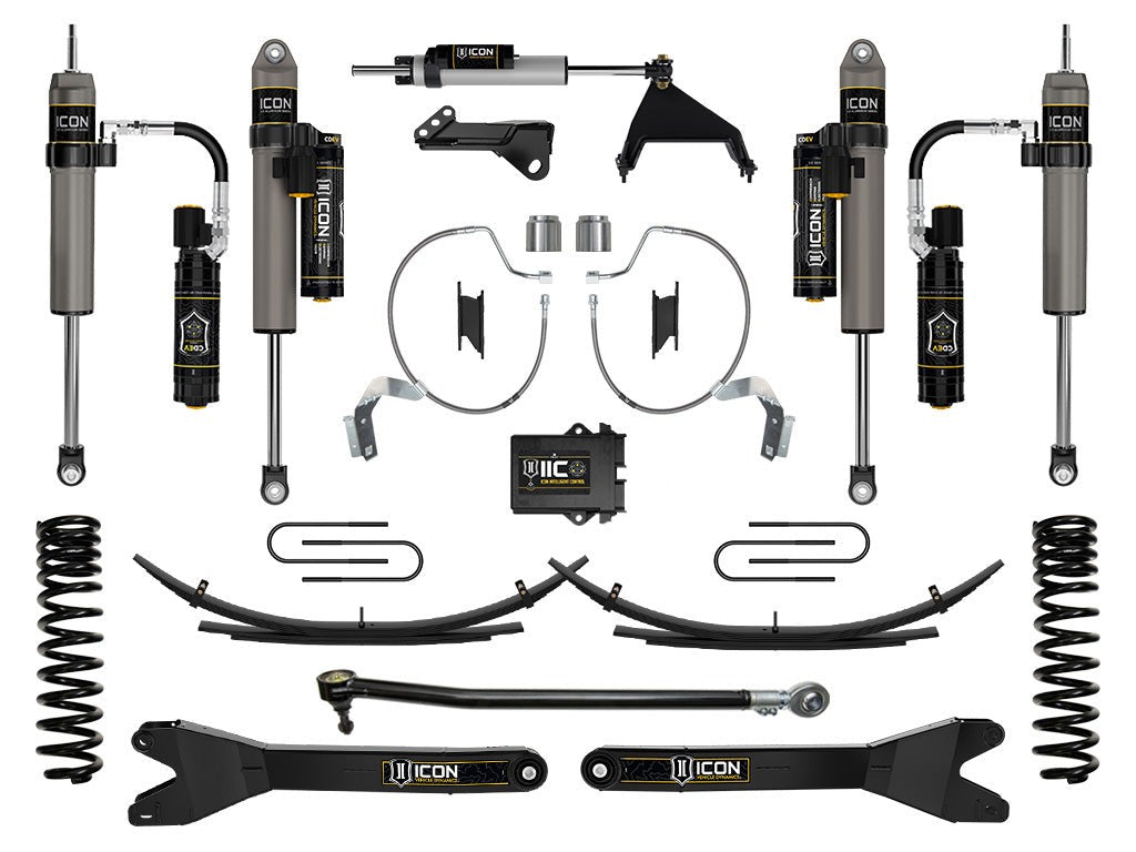 Icon 4.5" Stage 8 Suspension System w/Radius arm & Expansion Pack Kit for 2023-2026 Ford F350 Super Duty Diesel