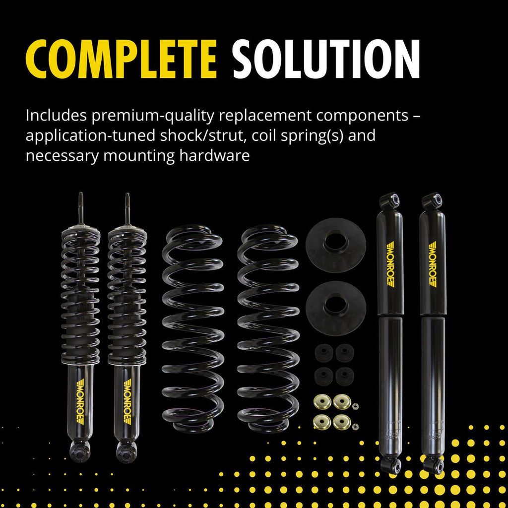 Monroe 90032C1 Front Right Air Spring to Coil Spring Conversion Kit Jeep Grand Cherokee