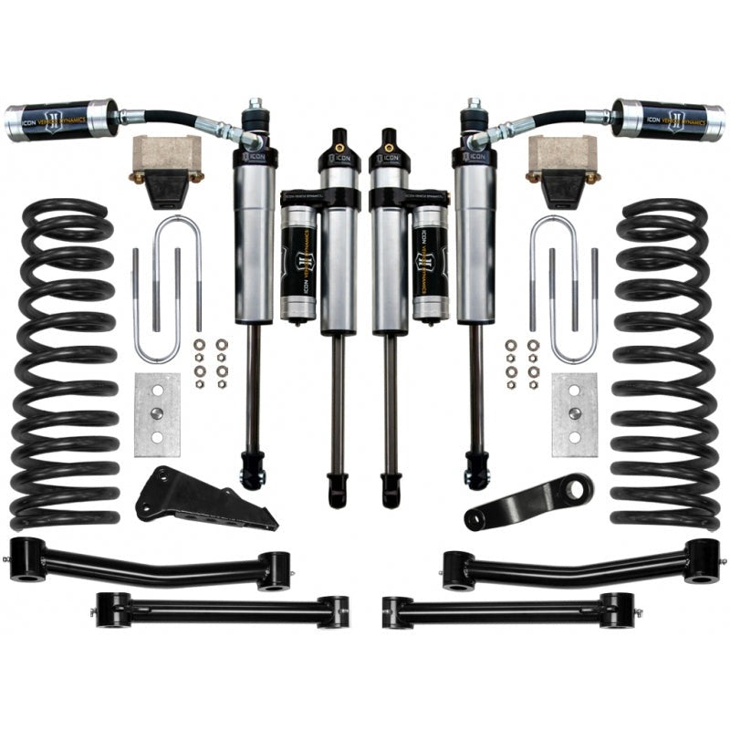Icon 4.5" Suspension System Stage 3 Tubular Kit for 2003-2010 Dodge Ram 2500 4WD
