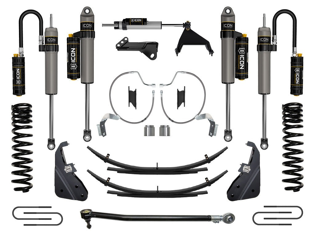 Icon 4.5" Stage 5 Suspension System w/Expansion Packs Kit for 2023-2026 Ford F350 Super Duty 4WD Diesel Crew Cab Pickup