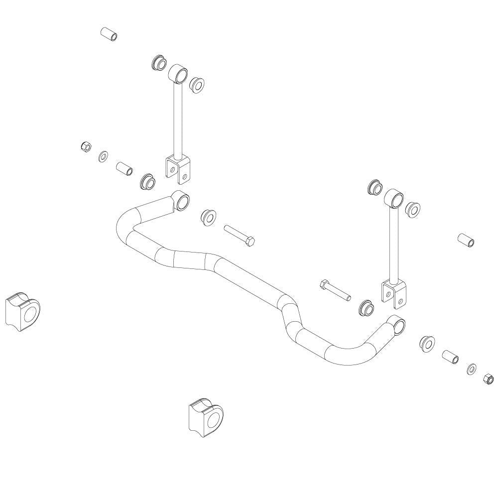 Roadmaster 1209-111 Rear Sway Bar Kit