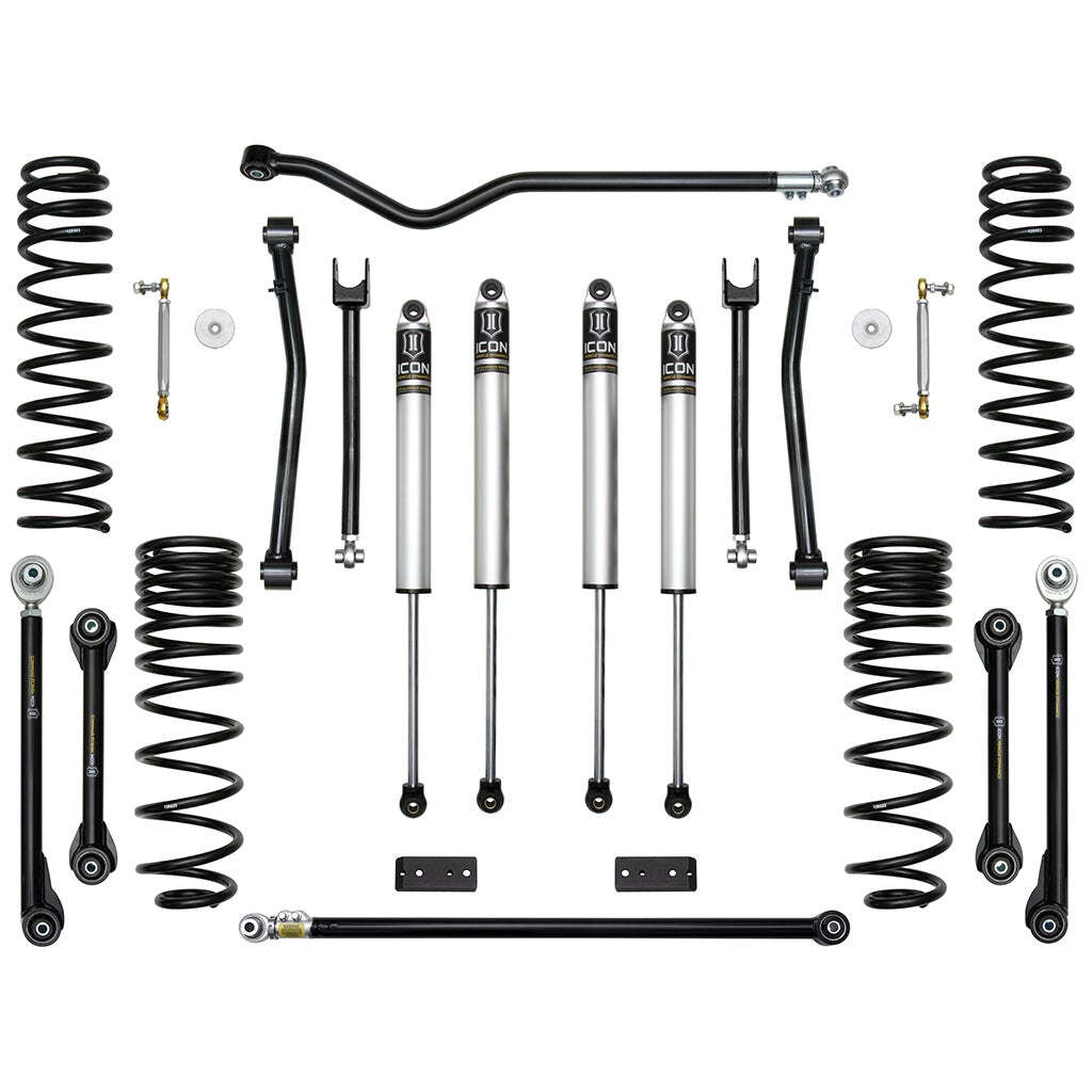 ICON K22105T Stage 5 Suspension System Tubular UCA Jeep Gladiator 2.5" Lift