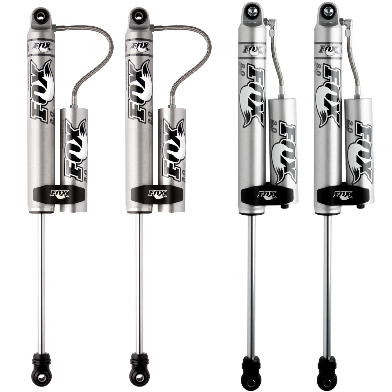 FOX Performance 2.0 Smooth Body Reservoir Shock Kit 2-3.5" Lift 985-24-108, 985-24-113