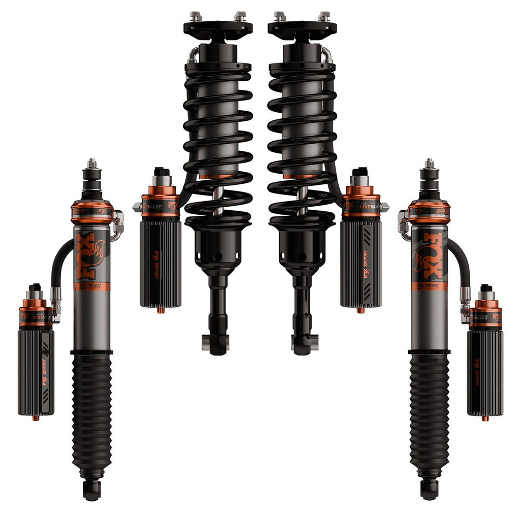 FOX 883-06-259 Front and Rear Factory Race Coil-Over Reservoir Shock Pair - Adjustable