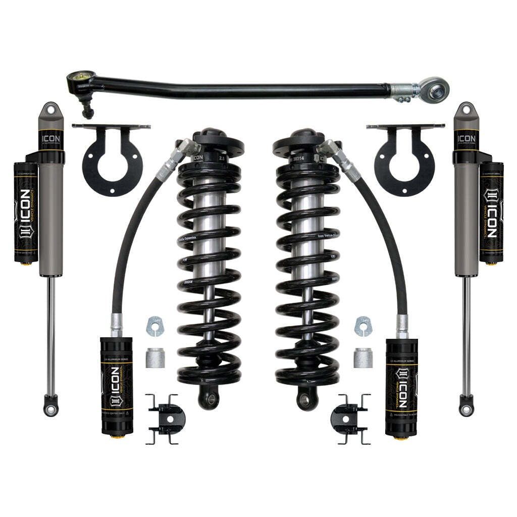 ICON K63143 Stage 3 Coilover Conversion System Ford F250/F350 4WD 2.5-3" Lift