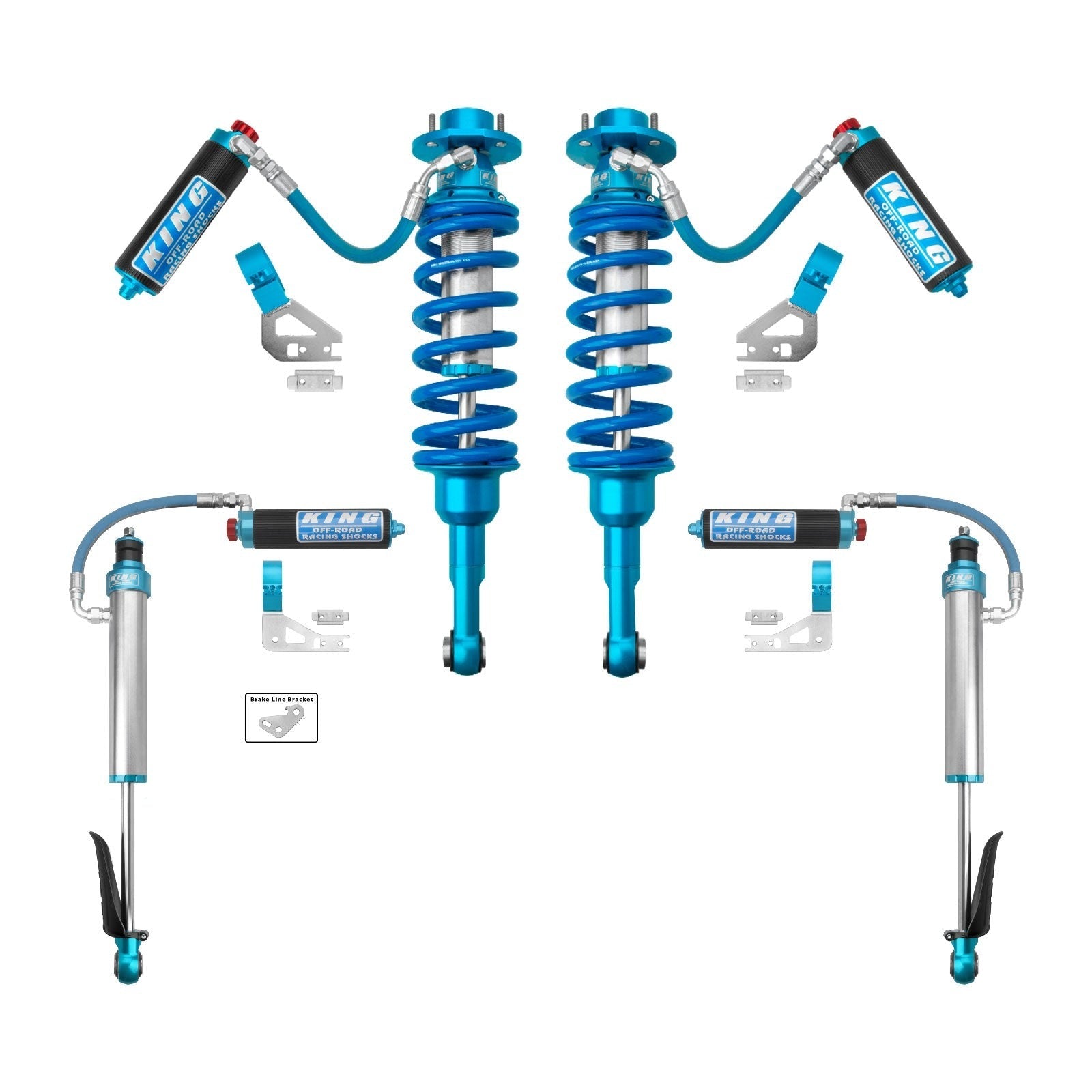 2.5 Performance Series Shocks Set for 2024-2026 Toyota Land Cruiser 250 4WD RWD w/0-1.75" lift