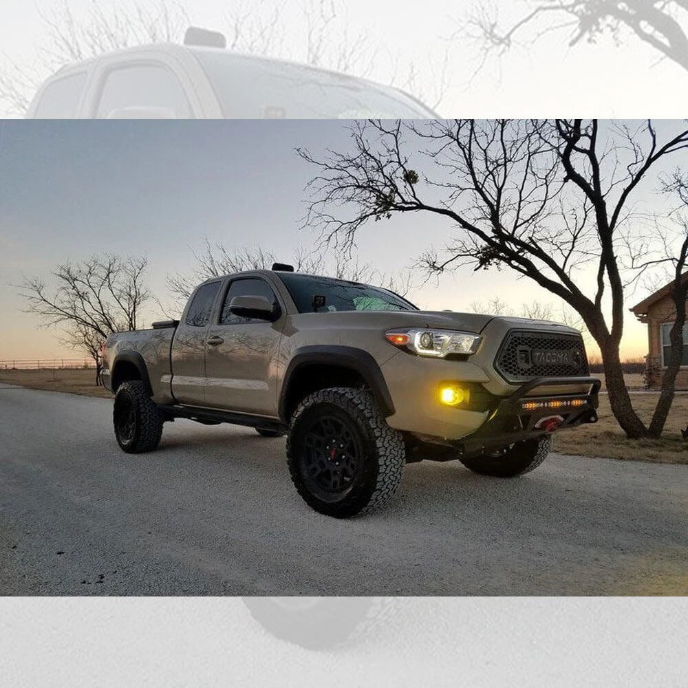 Lo-Pro Winch Front Bumper Fits 2016-2023 Toyota Tacoma