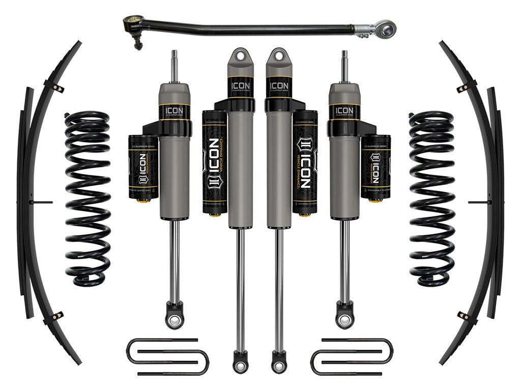 Icon 2.5" Stage 3 Suspension System w/Expansion Pack Kit for 2017-2019 Ford F250 Super Duty 4WD Diesel