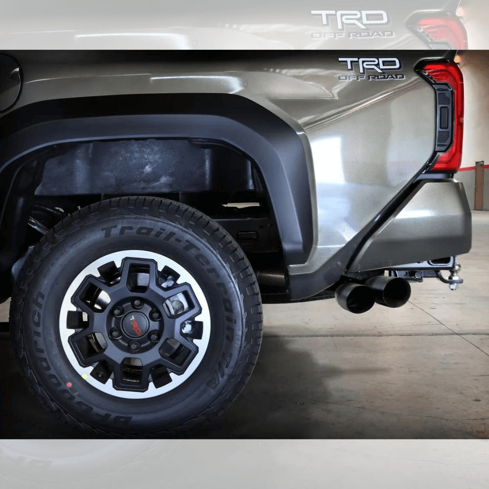 Vulcan Series 2-1/2 IN to 3 IN 304 Stainless Steel Cat-Back Exhaust System Fita 2024+ Toyota Tacoma