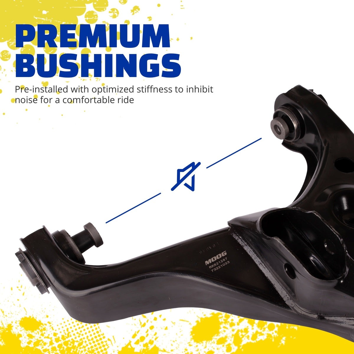 MOOG RK623720 Front Left Lower Rearward Control Arm and Ball Joint Assembly for Audi Q5