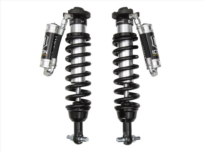 Icon 2.5 Remote Reservoir Coilovers Ext Travel Pair for 2019-2022 Ford Ranger w/0-3.5" lift