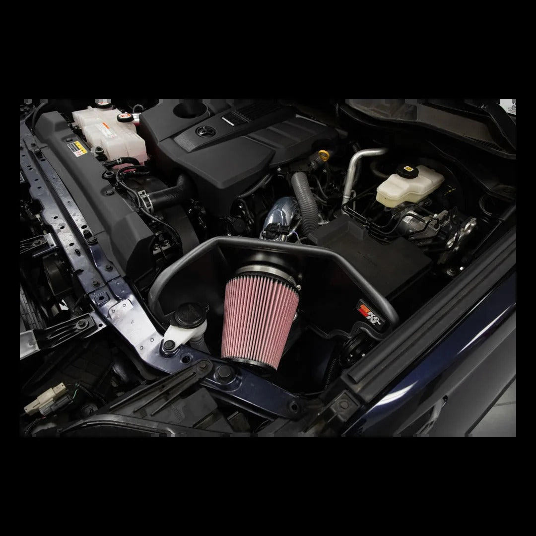 Cold Air Intake High-flow, Aluminum Tube | V6-3.4/3.5L fits 2022+ Toyota Tundra
