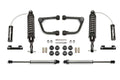 Fabtech 2" Upper Control Arm System w/Front Dirt Logic 2.5 Coilovers w/Reservoir & Rear 2.25 Shocks Kit for 2007-2021 Toyota Tundra 4WD RWD w/2" lift