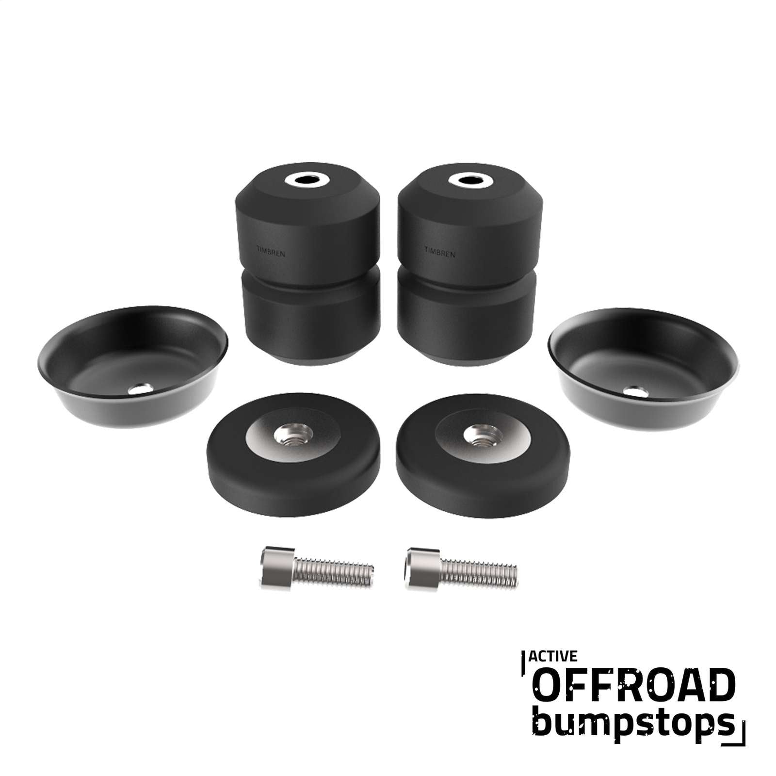 Timbren Active Off Road Rear Bump Stop Pair for 2018-2024 Jeep Wrangler JL 4WD