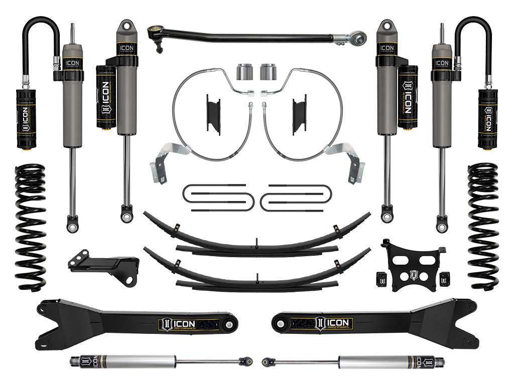 Icon 4.5" Stage 4 Suspension System w/Radius Arms + Expansion Pack Kit for 2023-2025 Ford F250 Super Duty Gas