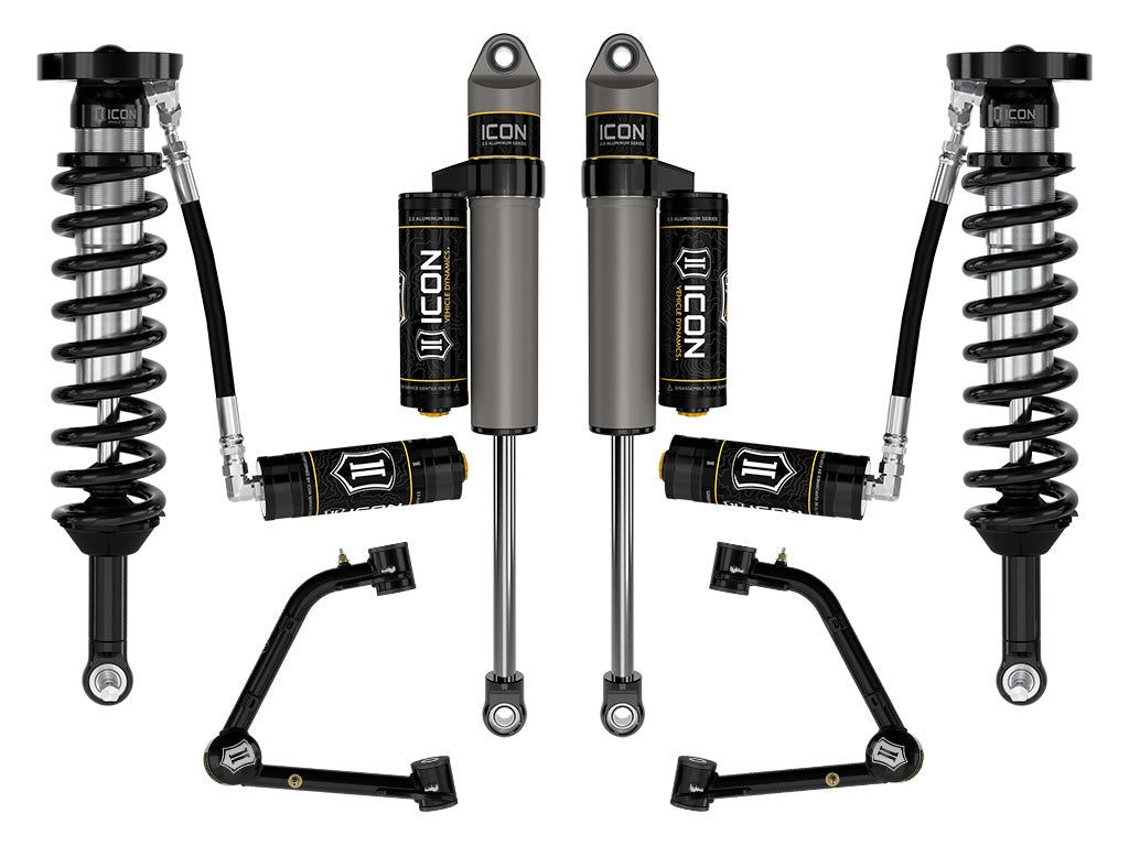 Icon 1.75-2.5" Stage 4 Suspension System w/Tubular UCA Kit for 2023-2024 GMC Canyon Trail Boss