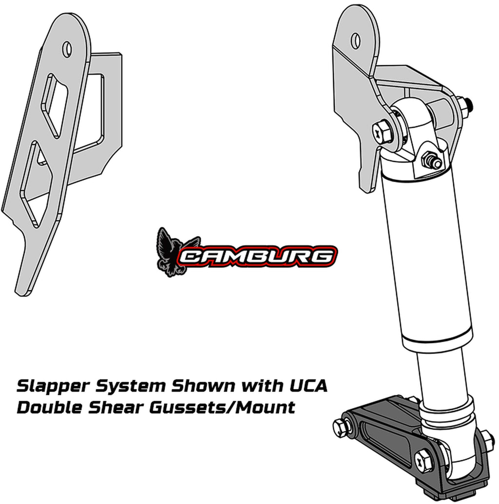 Camburg Toyota Tacoma 05-23 2.00" Front Slapper Bump Stop Kit w/ FOX 2.00" Bumps