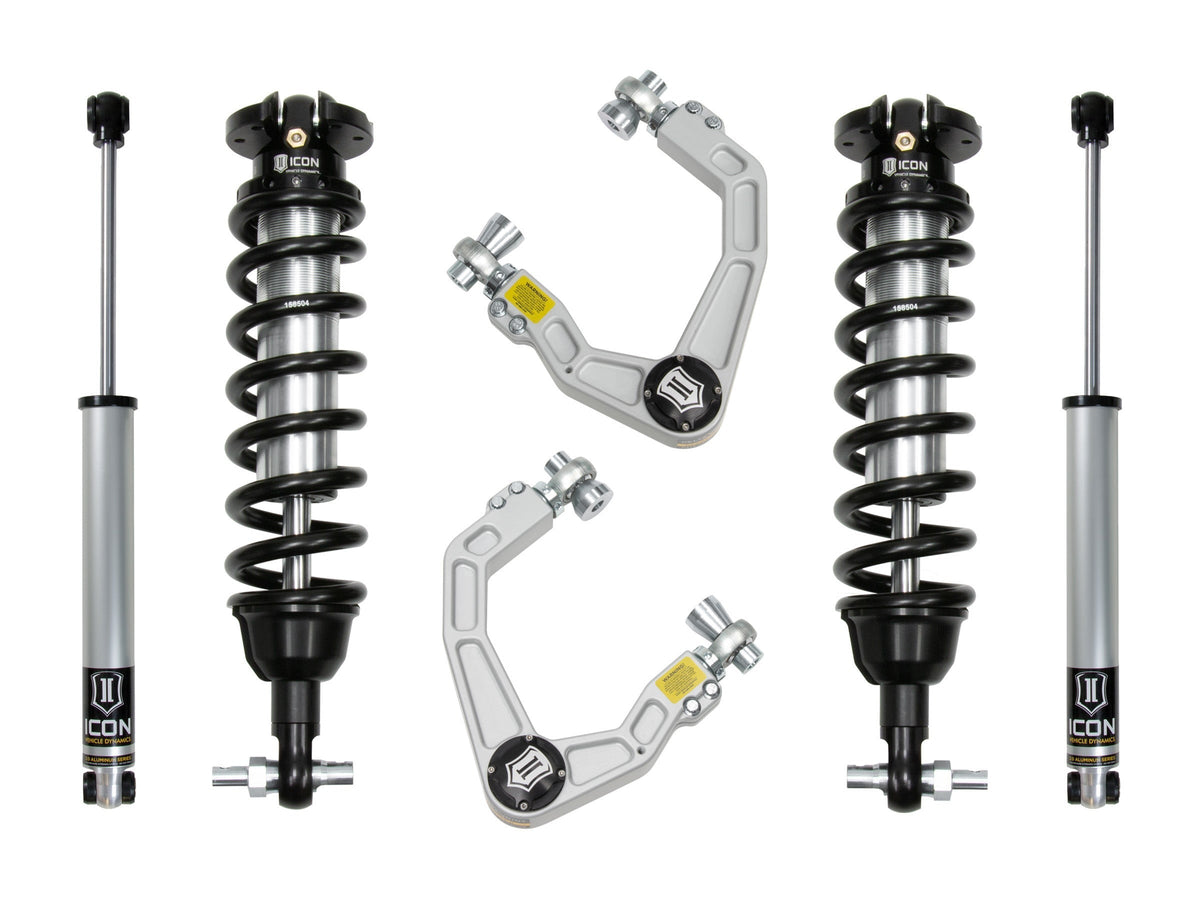 Icon 0-3.5" Stage 2 Suspension System w/Billet UCA Al Knuckle Kit for 2019-2021 Ford Ranger