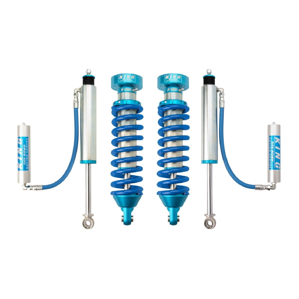 King Shocks 2.5 Performance Coilovers + Rear Reservoir Shocks Set for 1996-2002 Toyota Land Cruiser 90 4WD w/0-2.5" lift