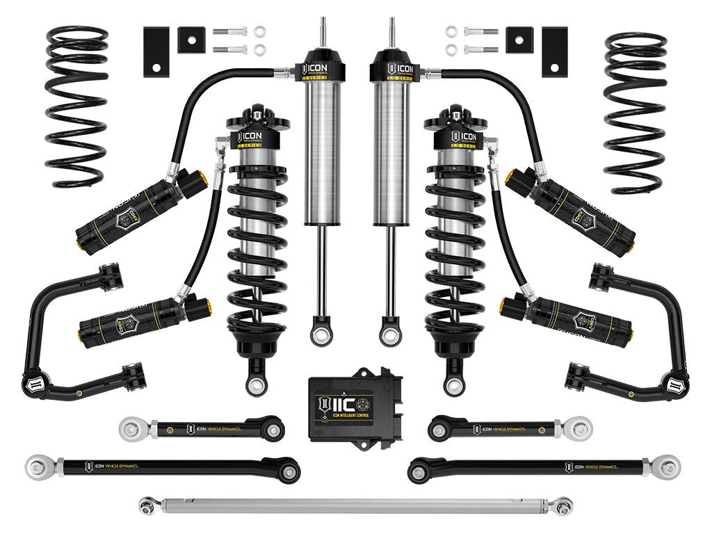 Icon 3-4.25" Stage 4 3.0 Suspension System Tubular Kit for 2023-2025 Toyota Sequoia 4WD TRD Pro