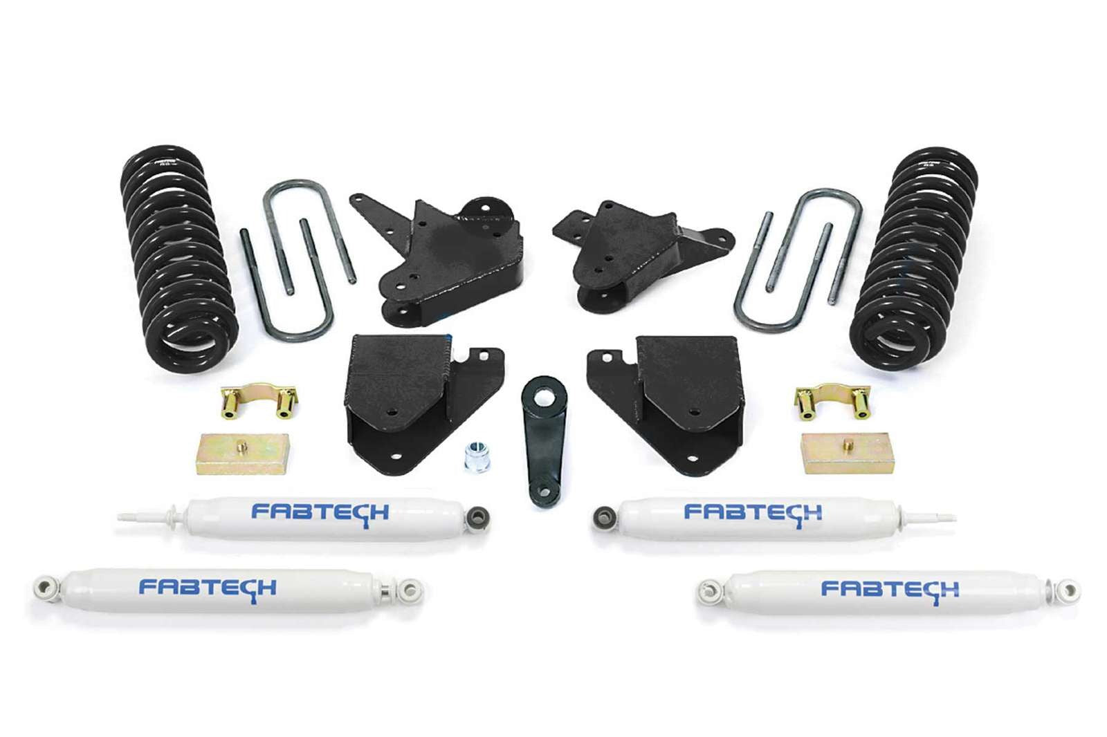 Fabtech 6" Basic System w/Performance Shocks Kit for 1999-2016 Ford F250 Super Duty RWD w/6" lift