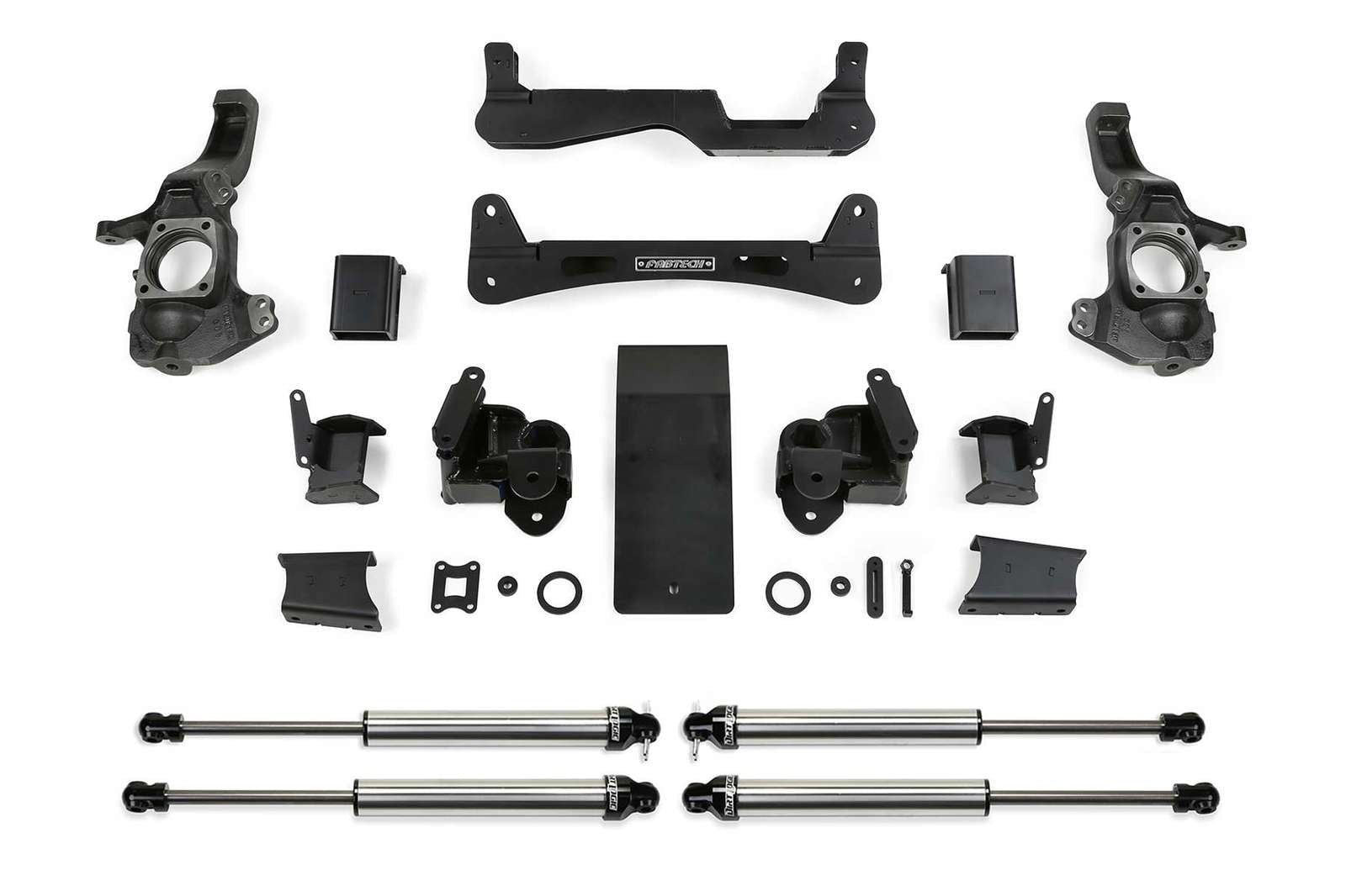 Fabtech 6" RTS Lift Kit w/Dirt Logic 2.25 Shocks for 2020-2024 Chevrolet Silverado 3500 HD 4WD w/6" lift