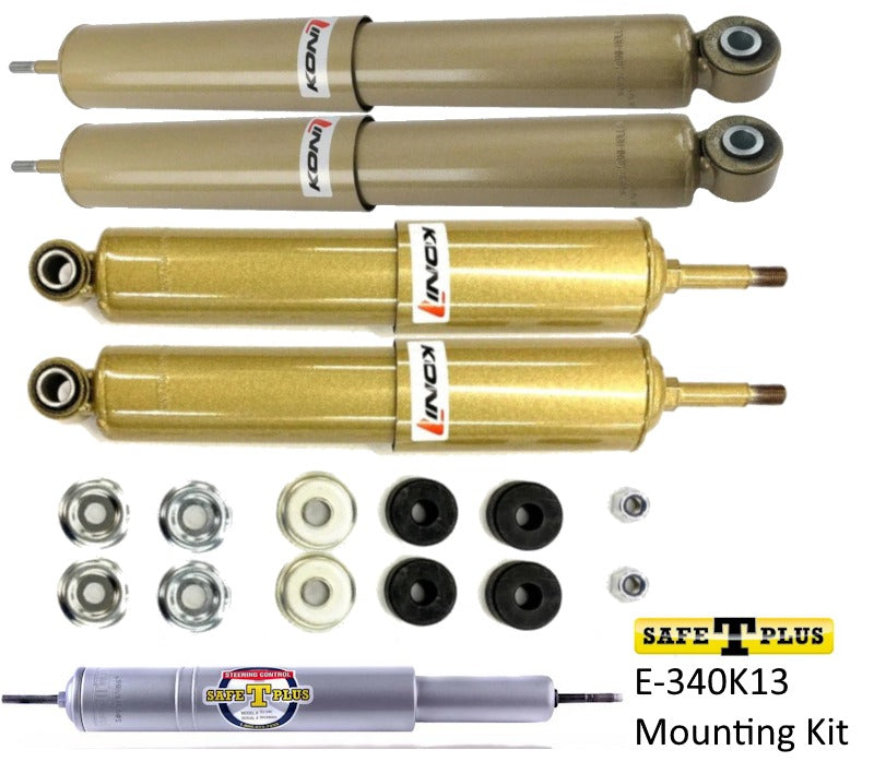 KONI FSD 4 RV Shock & Safe T Plus Steering Stabilizer Kit Ford E350/450 Chassis 92-09