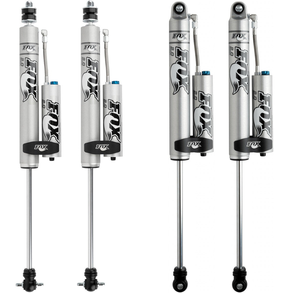 FOX Performance 2.0 Smooth Body Reservoir Adjustable Valving Shock Kit 2-3.5" Lift 985-26-108, 985-26-113