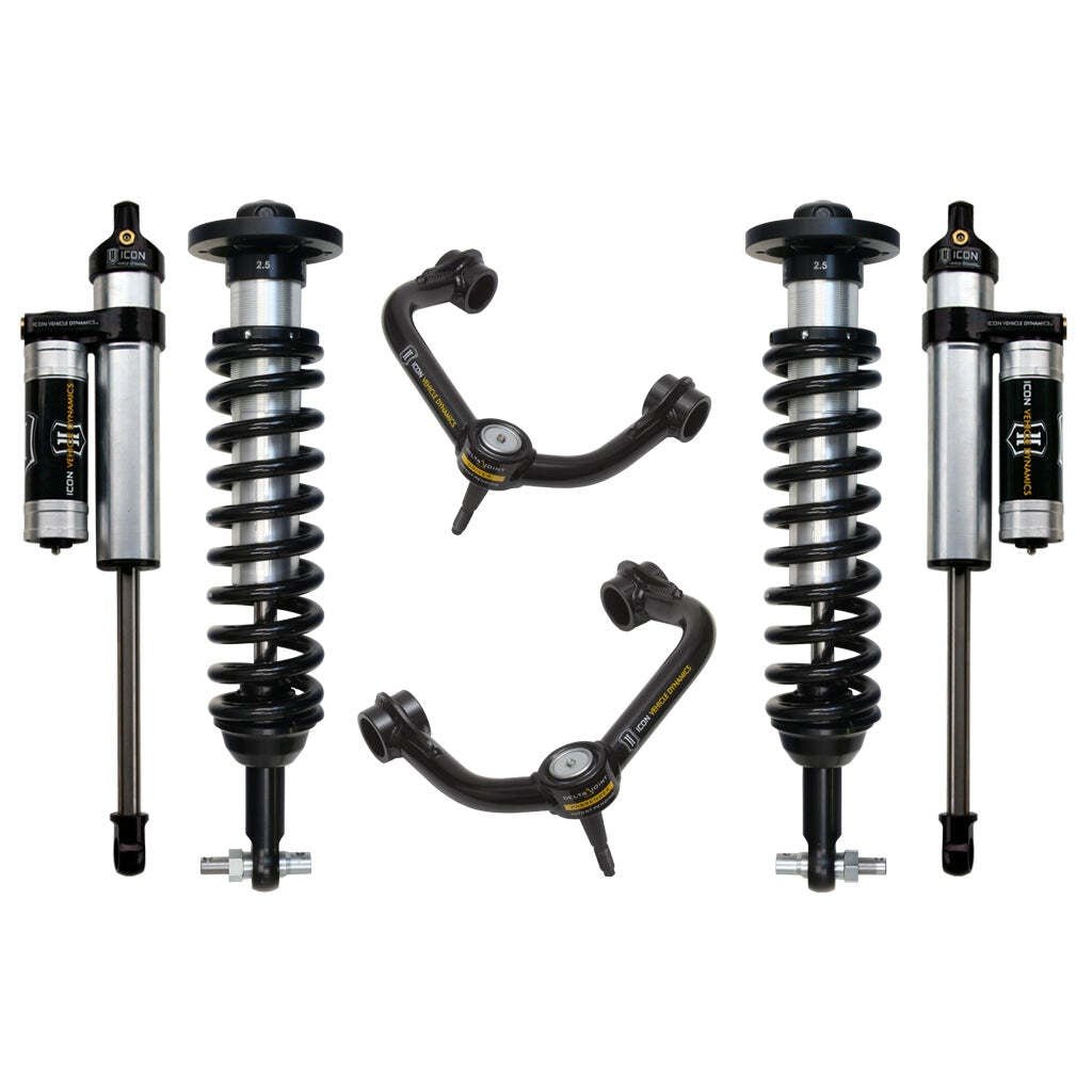 ICON K93073T Stage 3 Suspension System Tubular UCA Ford F150 2WD 0-2.63" Lift