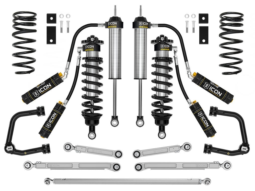 Icon 2-3.25" Stage 3 3.0 Suspension System CDCV Tubular Kit for 2022-2023 Toyota Tundra 4WD