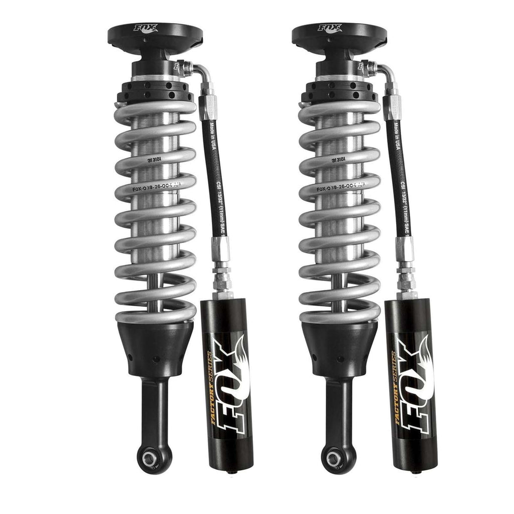 Fox 2.5 Factory Series Coilovers w/ Reservoir Front Pair for 2005-2023 Toyota Tacoma 4WD RWD