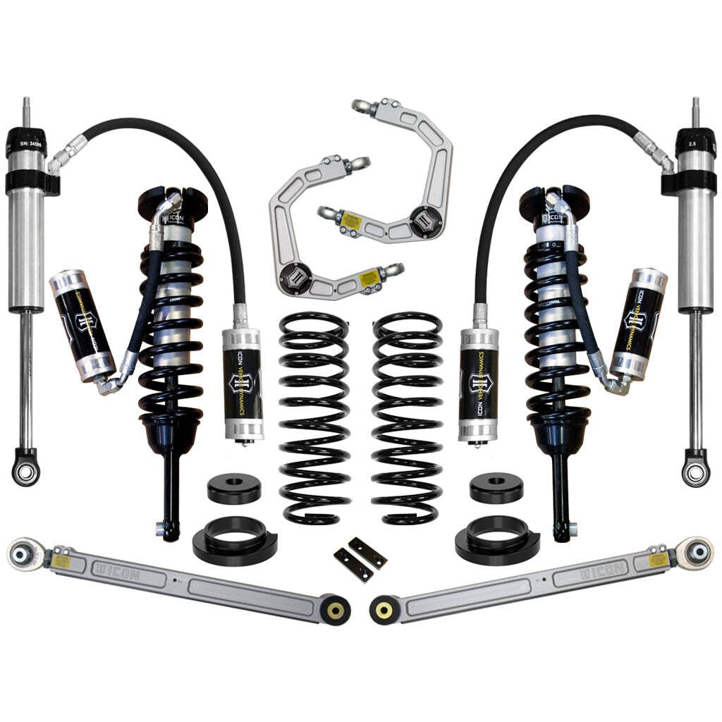 ICON K53175 Stage 5 Suspension System Billet UCA Lexus GX470 0-3.5" Lift