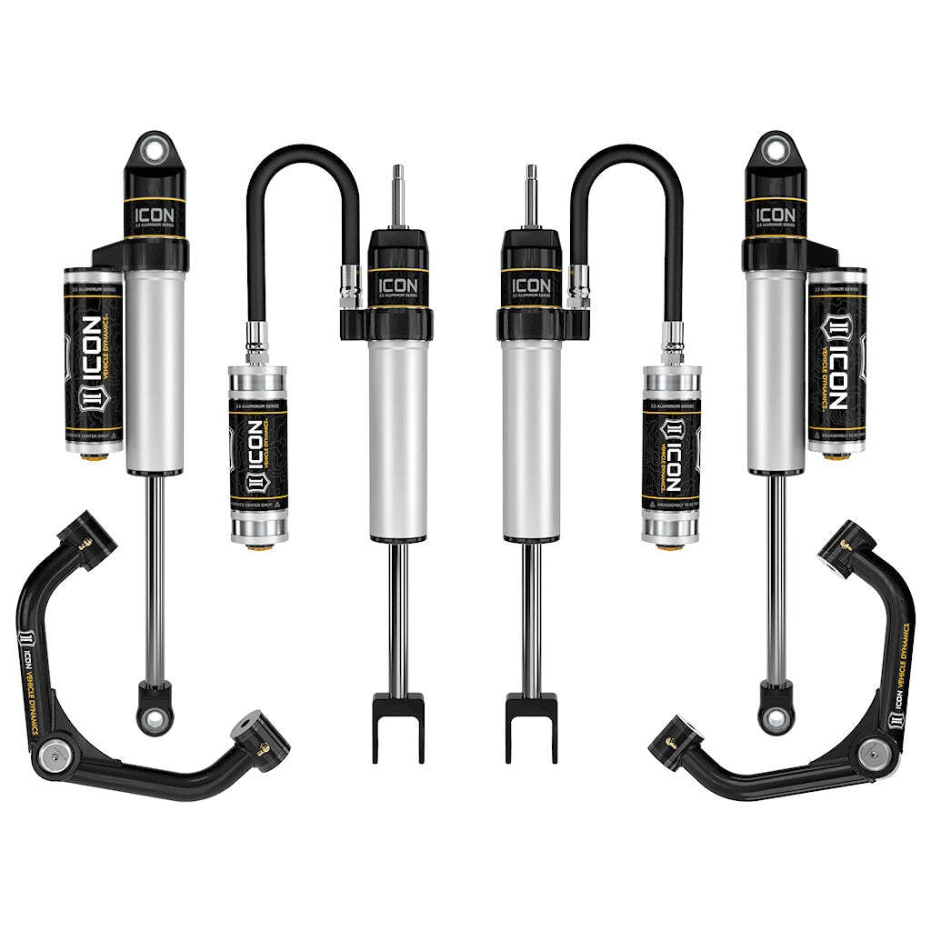 ICON K78352T Stage 2 Suspension System Tubular UCA GM 2500/3500 HD 0-2" Lift
