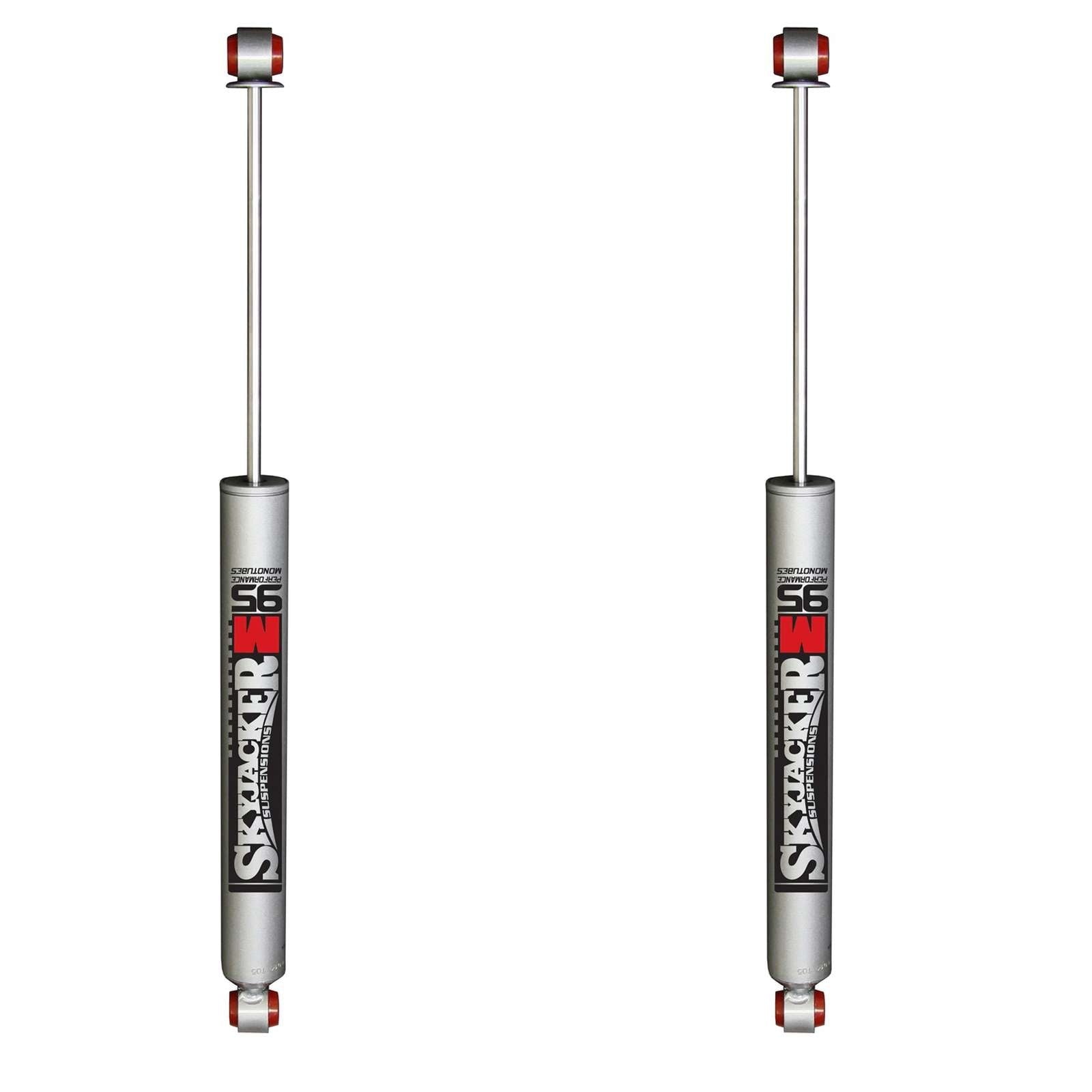 Skyjacker M95 Monotube Gas Shocks Rear Pair for 2014-2018 Chevrolet Silverado 1500 4WD w/4-6" lift