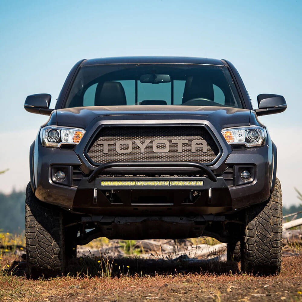Lo-Pro Winch Front Bumper Fits 2016-2023 Toyota Tacoma