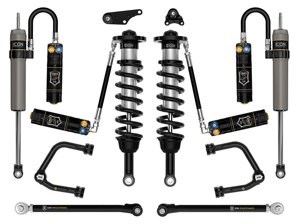Icon 1.25-3" Stage 9 Suspension System w/Tubular Kit for 2024-2025 Toyota Tacoma 4WD