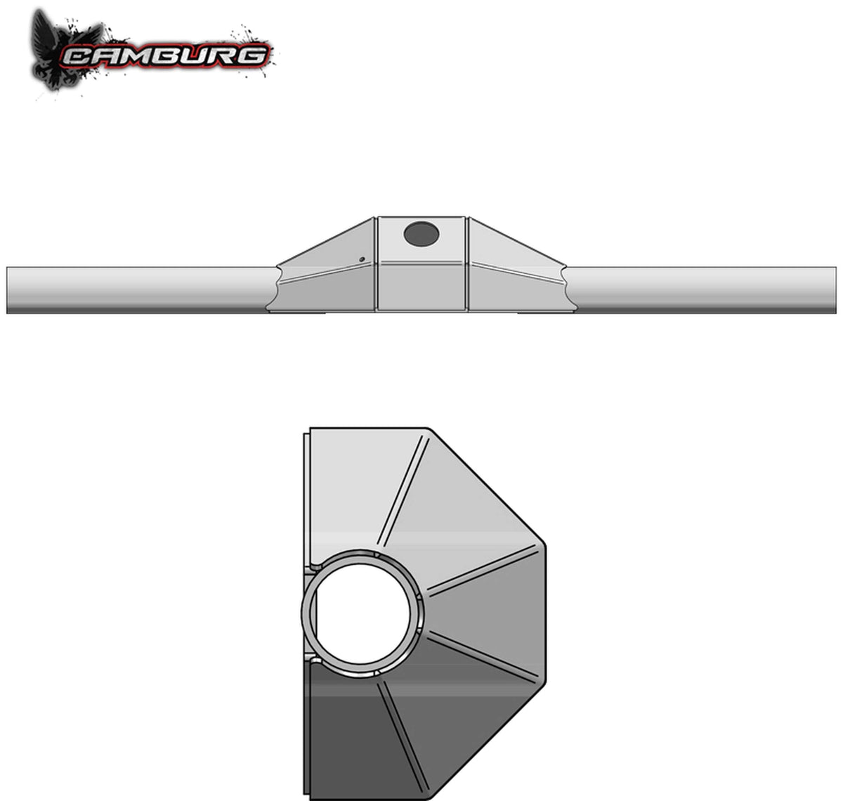 Camburg 3.50" MIG Builder Series 9" Rear Axle Housing Only (A50)