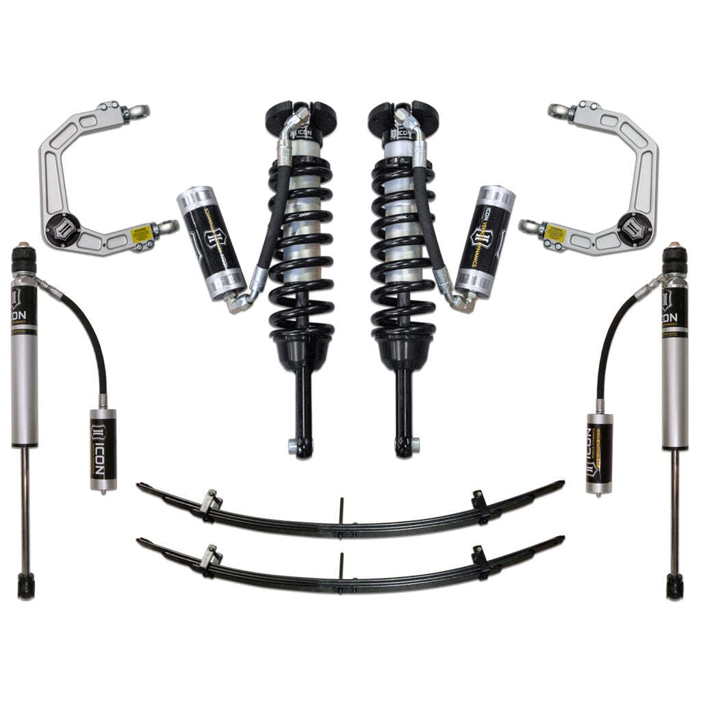 ICON K53004 Stage 4 Suspension System Billet UCA Toyota Tacoma 0-3.5" / 16-Up 0-2.75" -