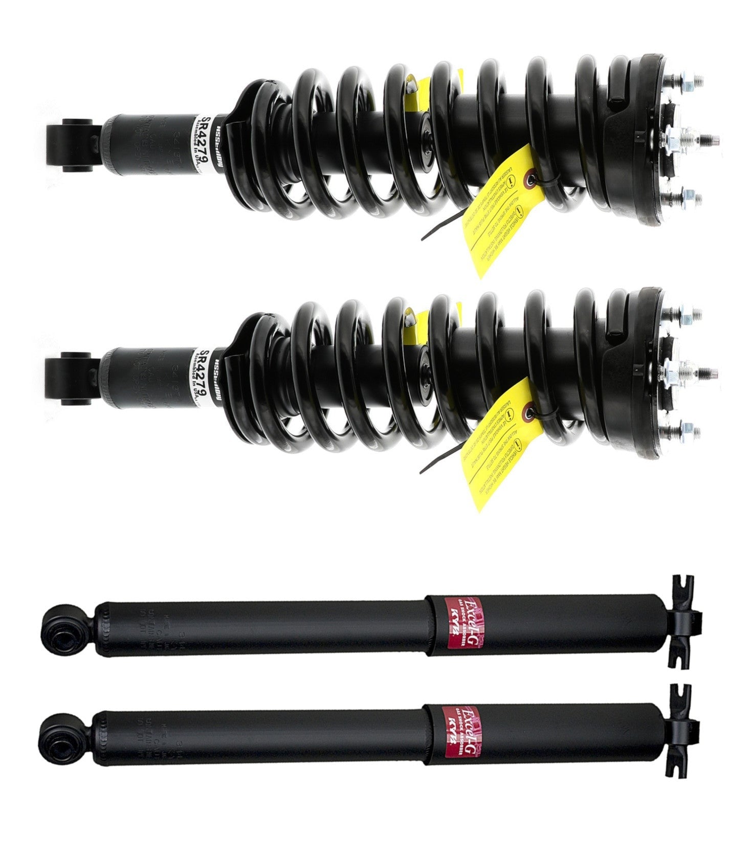 KYB Strut-Plus Front and Excel-G Rear Kit SR4279, 344464