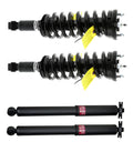 KYB Strut-Plus Front and Excel-G Rear Kit SR4279, 344464