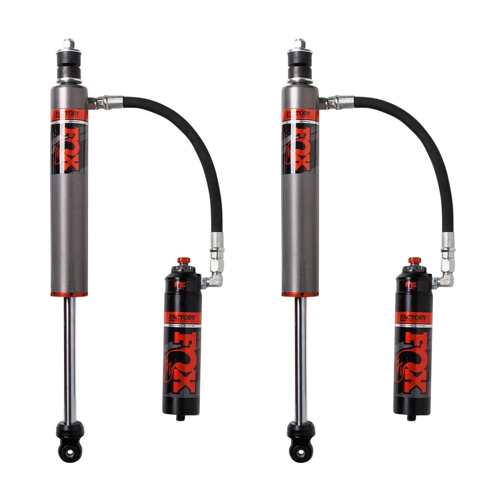 Fox 2.5 Factory Race Series Internal Bypass w/ DSC Shocks Rear Pair for 2005-2023 Toyota Tacoma 4WD RWD w/2-3" lift